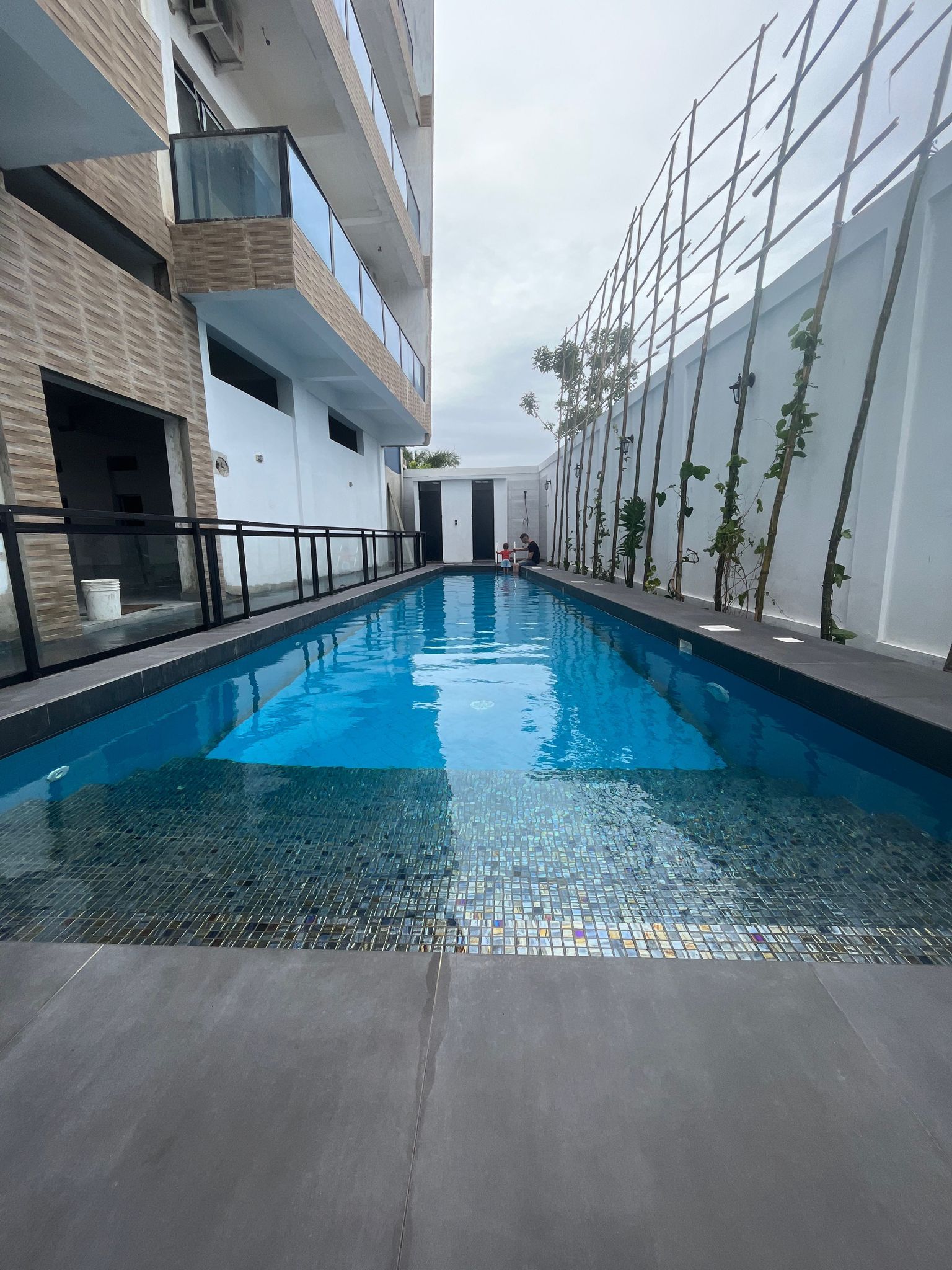 Piscine sur le toit